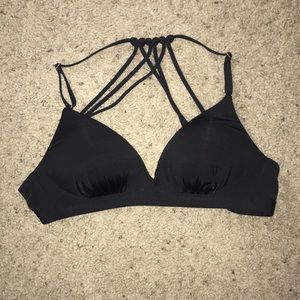 Black Athleta Swim top